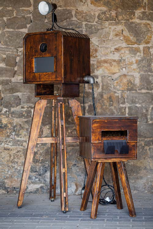 Meine Fotobox im Retrolook komplett aus Holz