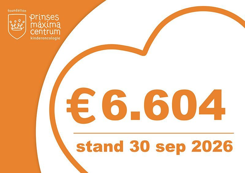 Oranje en witte promotieafbeelding met €3.652 en de tekst 