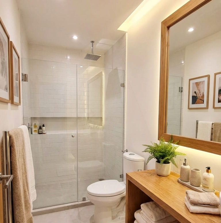 sanitario espacioso departamentos premium en TIjuana