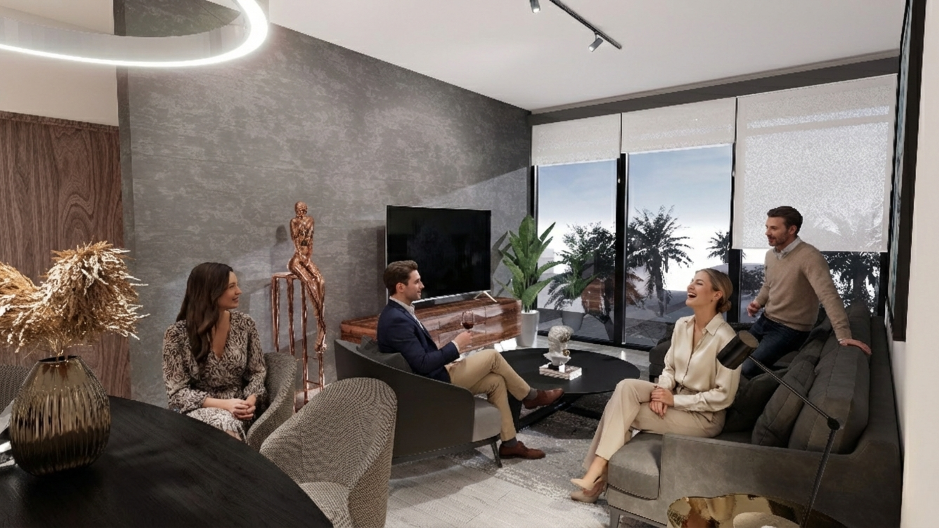 Living Room en mar de plata para departamentos en TIjuana