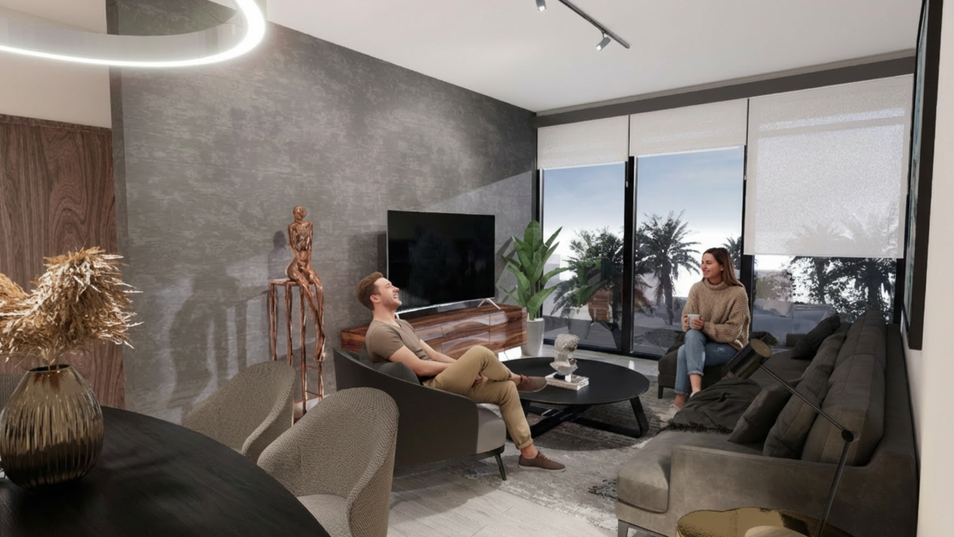 personas conviviendo living room mar de plata para departamentos en TIjuana