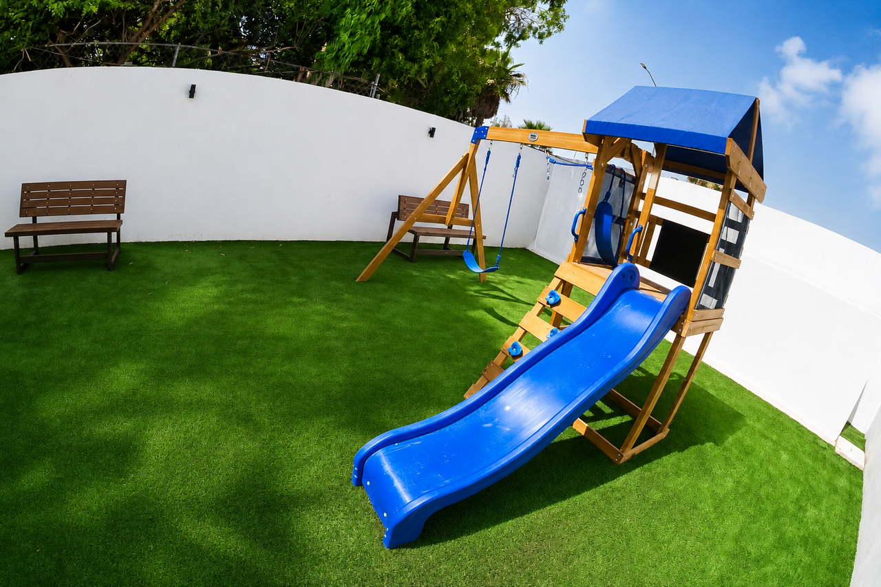 Área infantil de la casa club de Monte Scénica