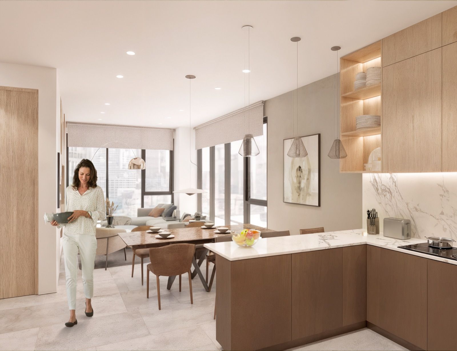 Cocina y comedor