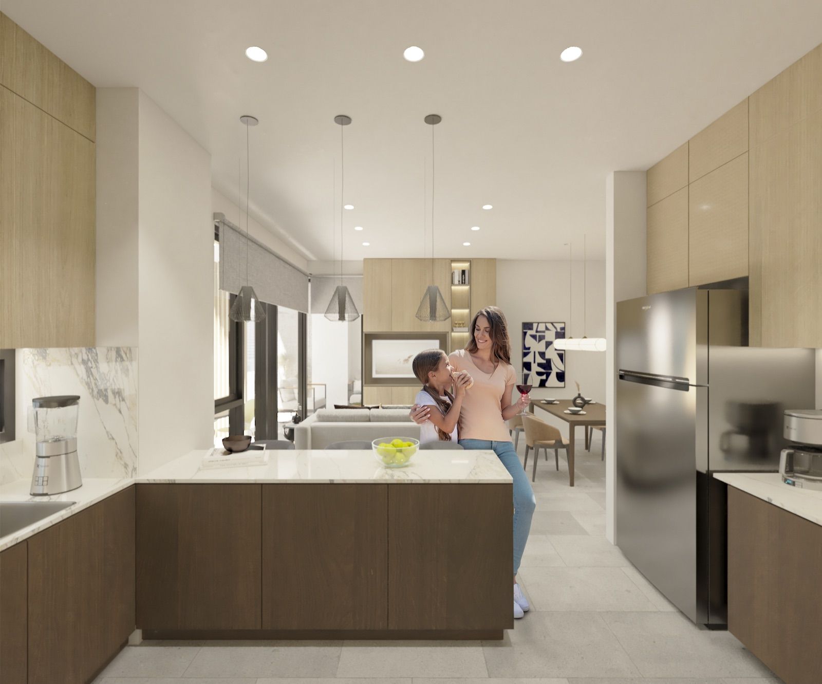 Cocina del penthouse