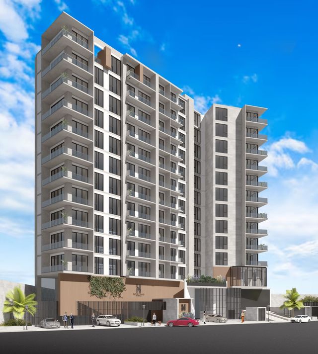 Fachada de la torre Interlomas Hipódromo en Tijuana
