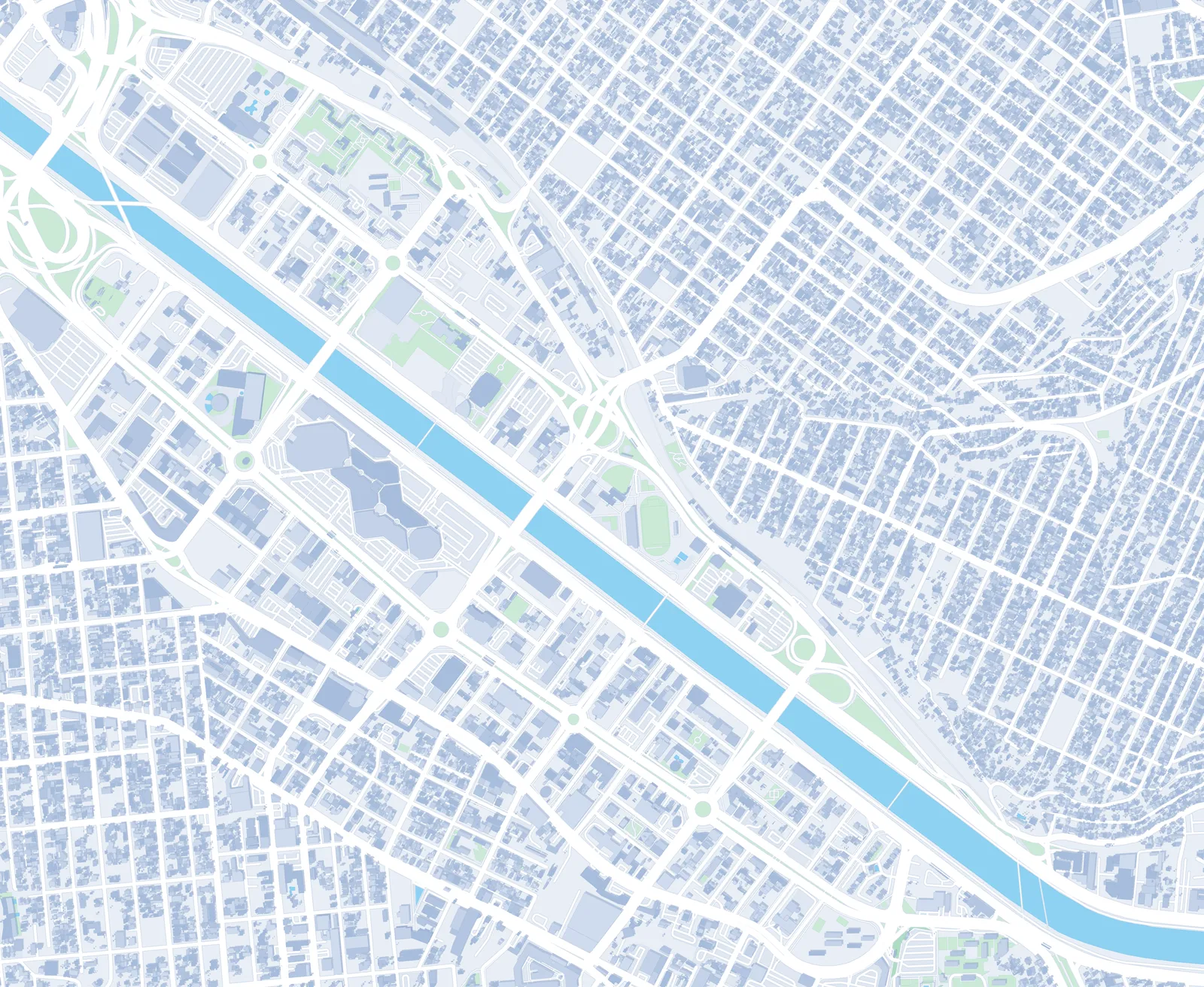 Mapa de Zona Río con la ubicación de Cimalta II y rutas a lugares cercanos