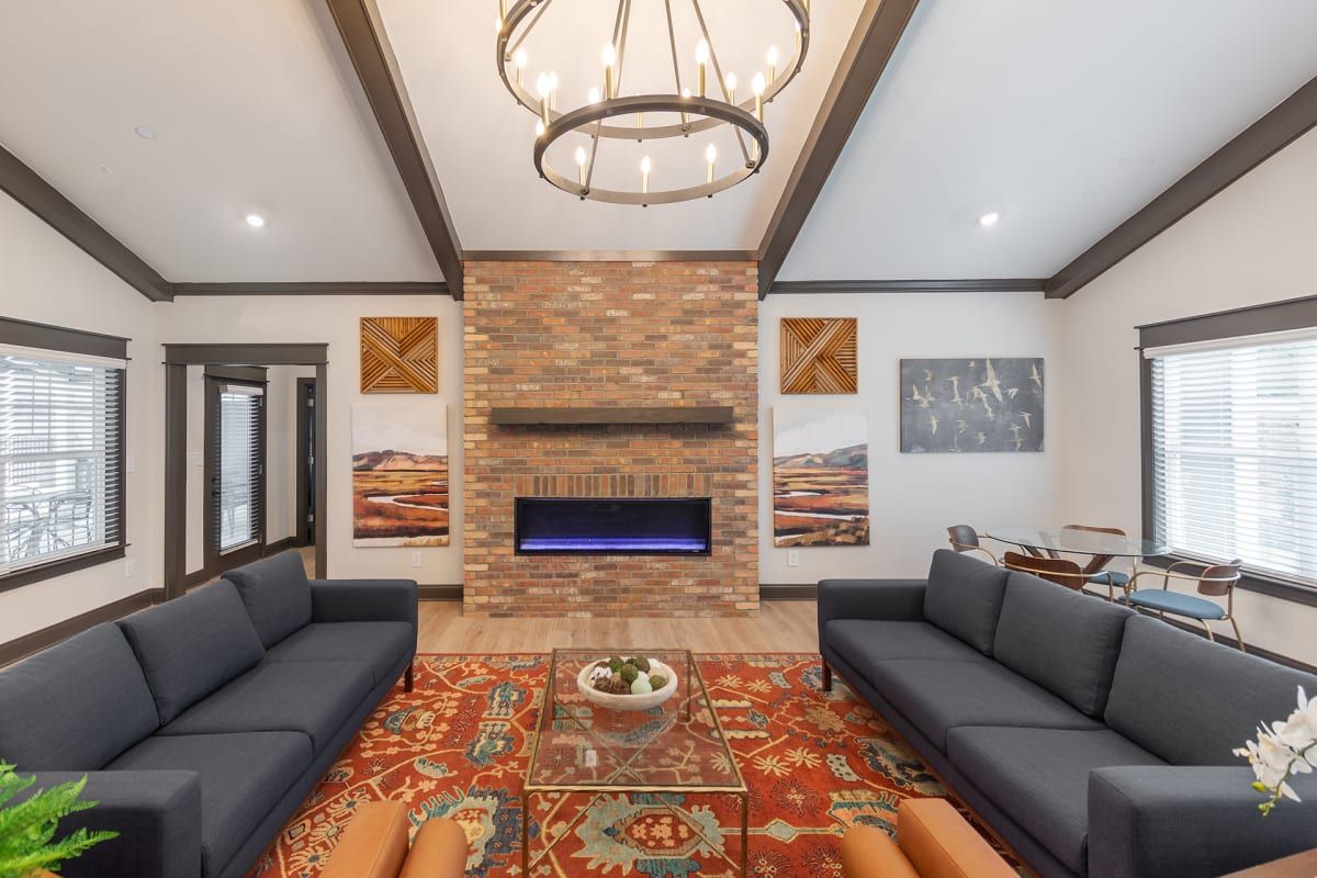 Resident Clubhouse at The Indigo Apartments in Chattanooga, TN.