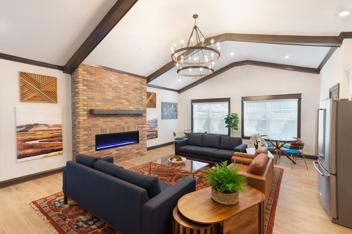 Resident Clubhouse at The Indigo Apartments in Chattanooga, TN.