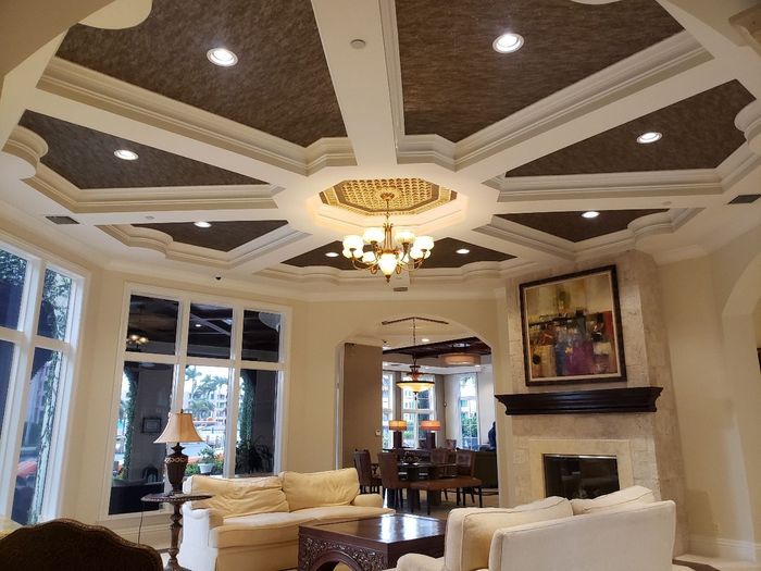 After an interior painting project inside a residential property