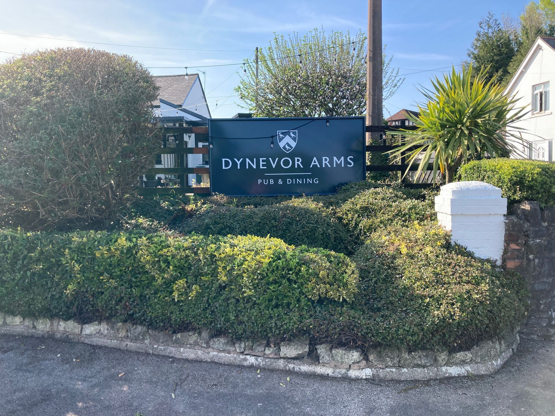Dynevor Arms sign board
