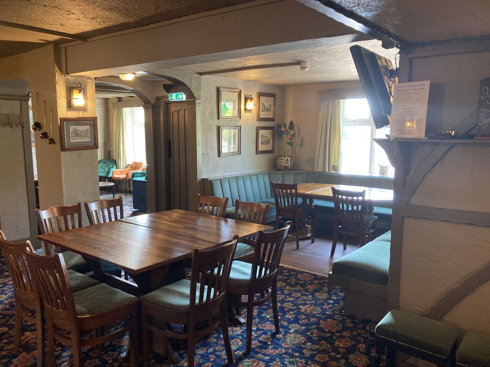 Dynevor Arms eating area
