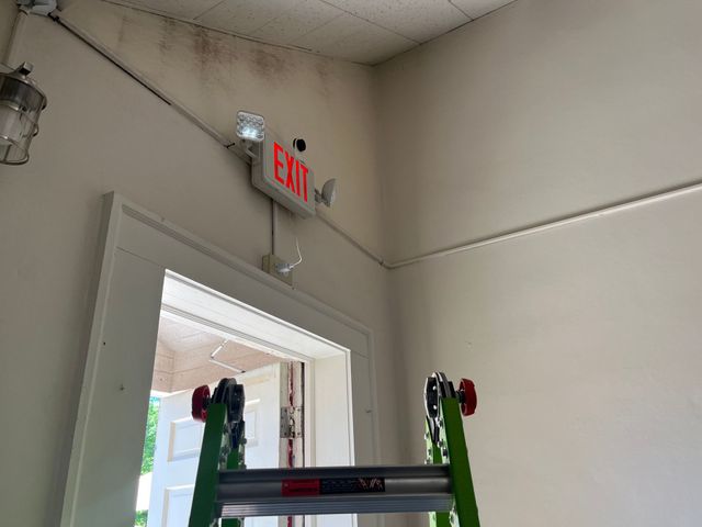 Exit Sign Install in Salisbury, NC