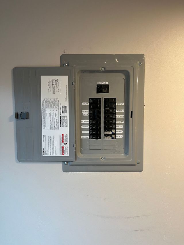 Subpanel Labeled in Winston-Salem, NC