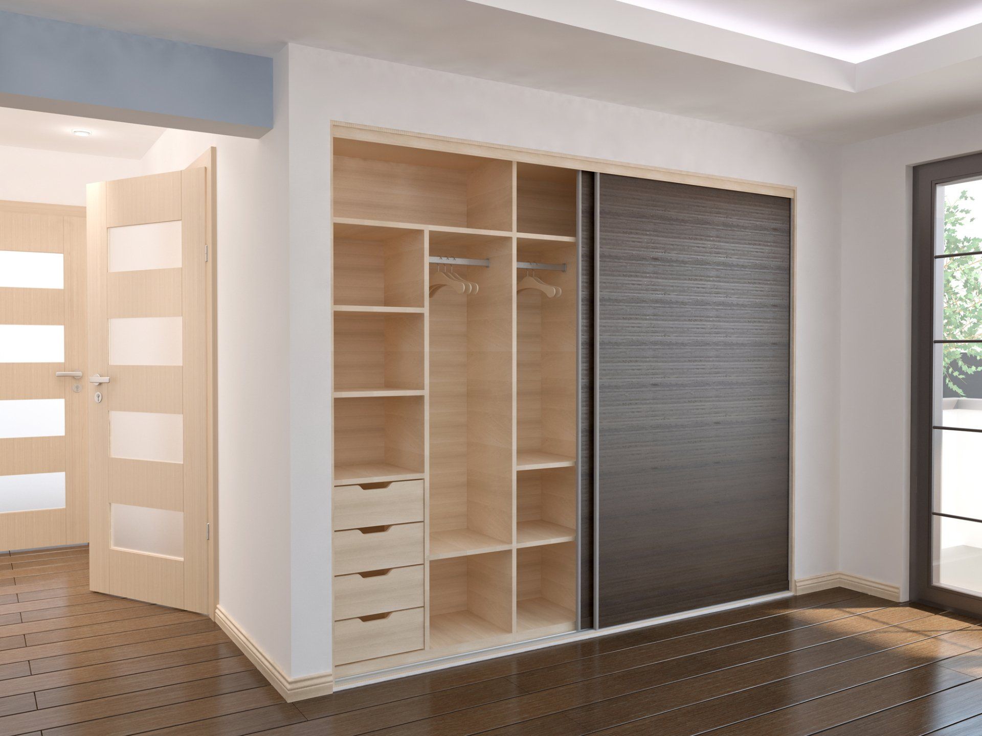 Wardrobe Sliding Door — Moonah, TAS — Lifestyle Kitchens, Wardrobes & Showerscreens