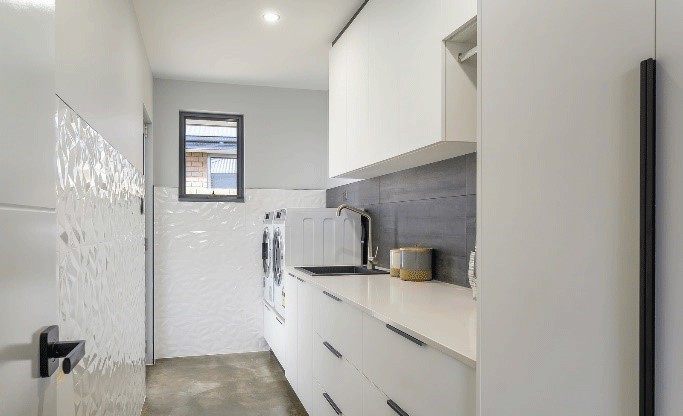 Laundry Area — Moonah, TAS — Lifestyle Kitchens, Wardrobes & Showerscreens