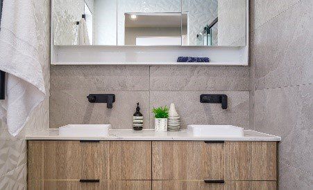 Sinks And A Mirror — Moonah, TAS — Lifestyle Kitchens, Wardrobes & Showerscreens