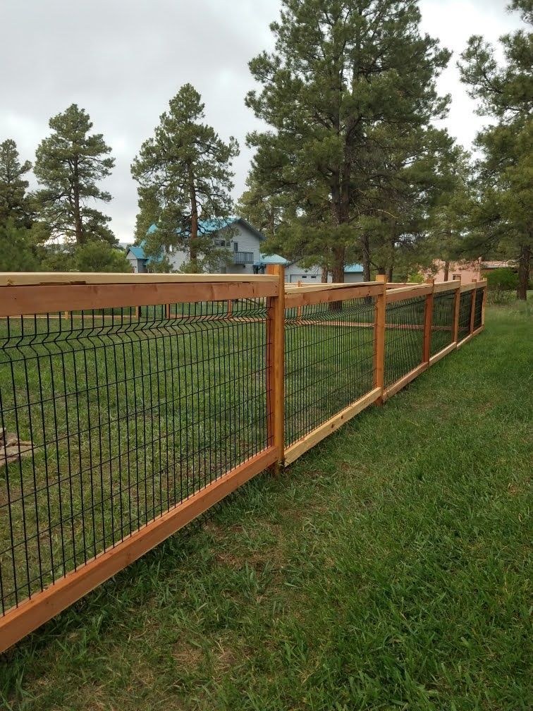 A wooden fence 