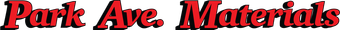 The word park ave is written in red on a white background.