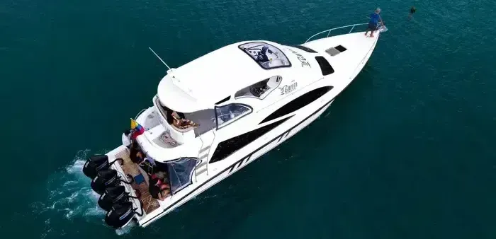 touring boat on the ocean