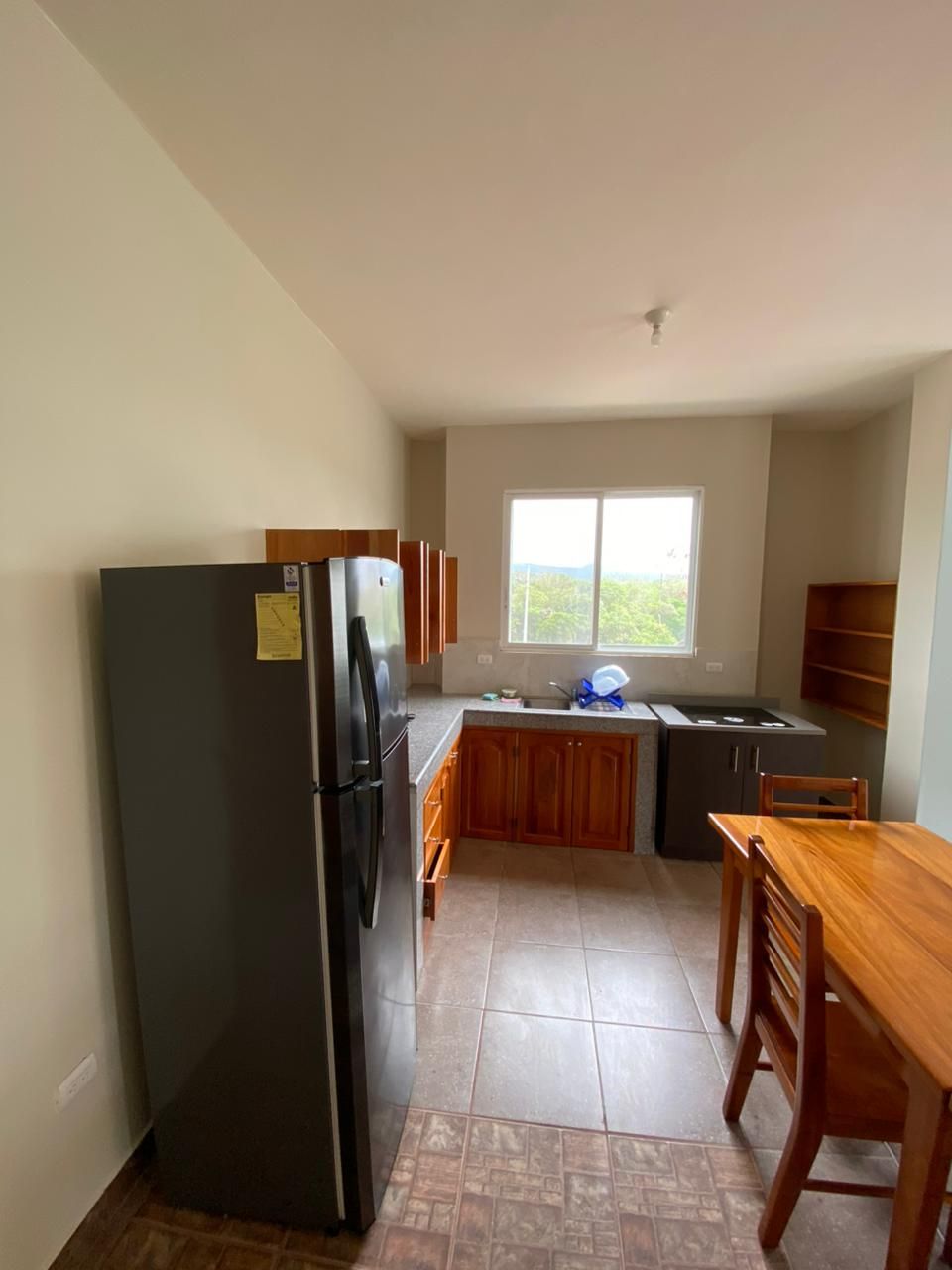 Equipped apartment kitchen in Puerto Ayora