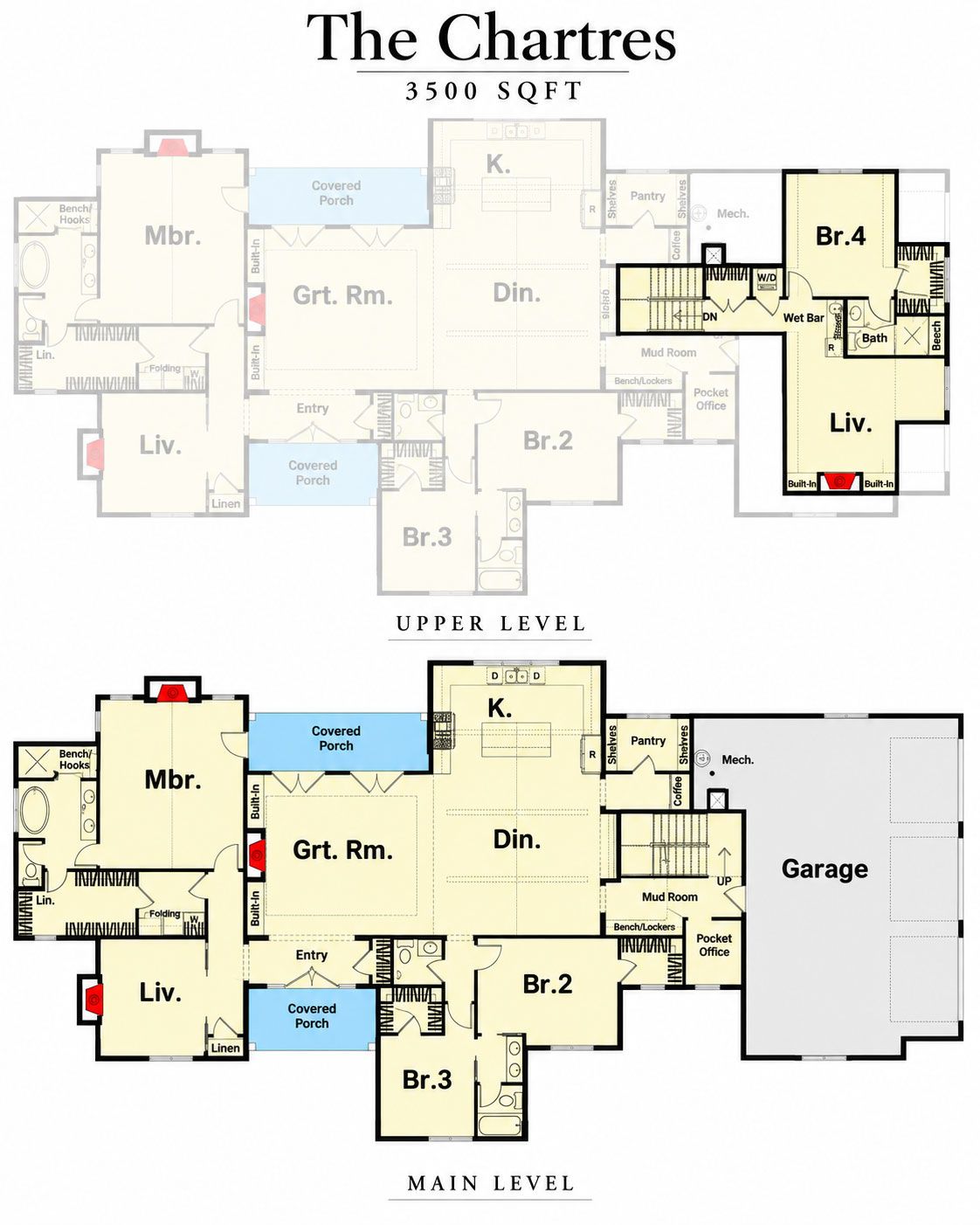 The Chartres floor plan
