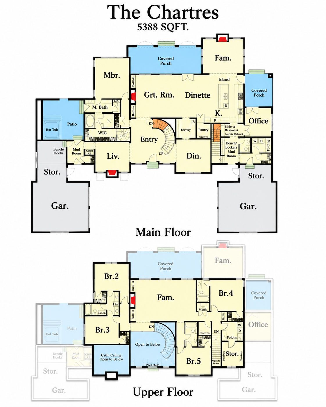 The Chartres floor plan
