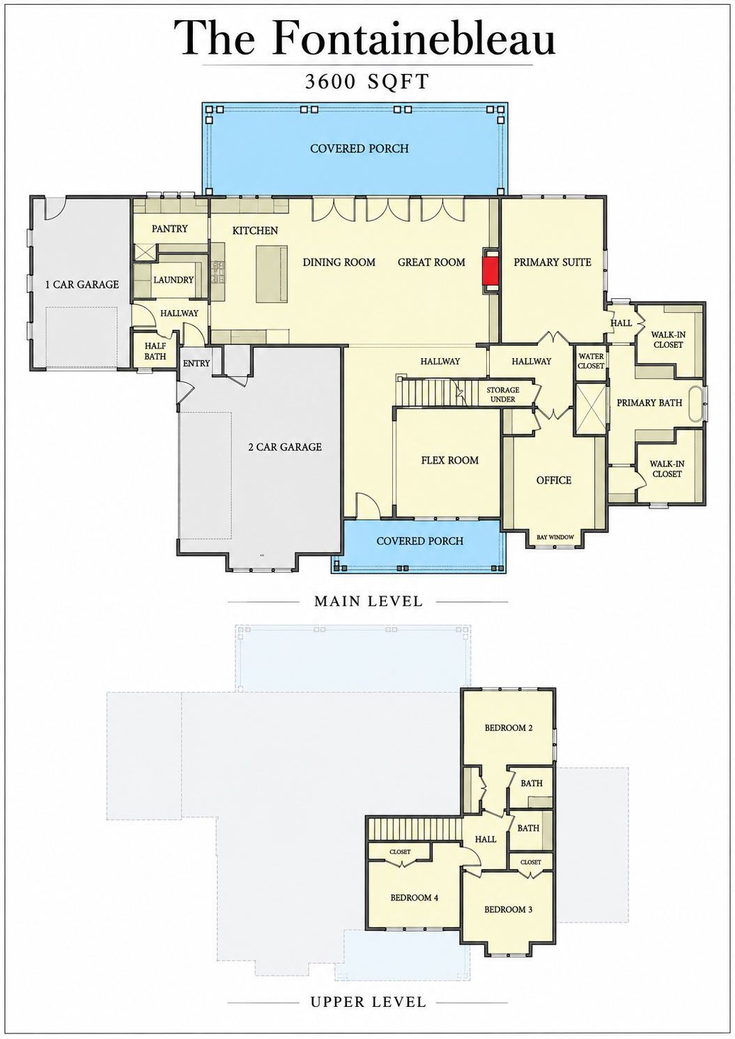 The Fontainebleau floor plan
