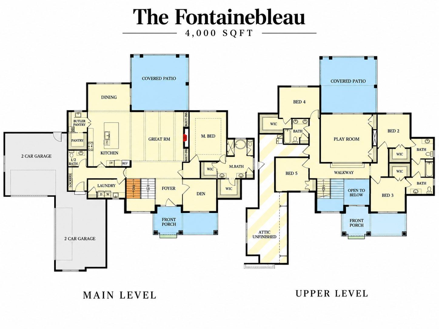 The Fontainebleau floor plan
