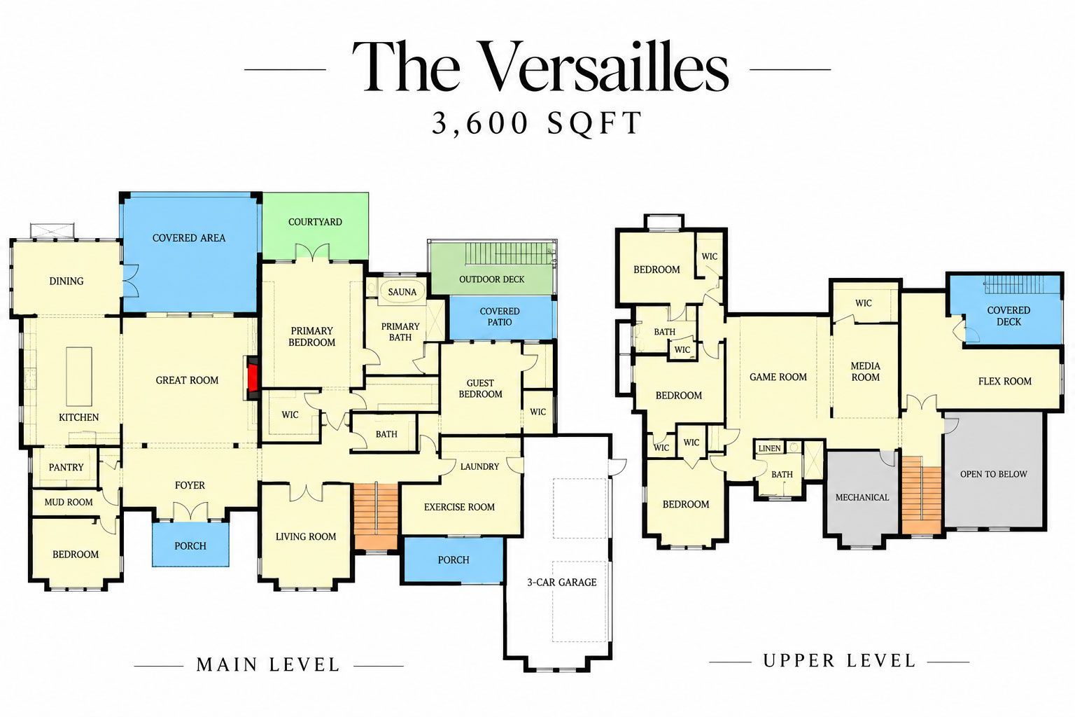 The Versailles floor plan