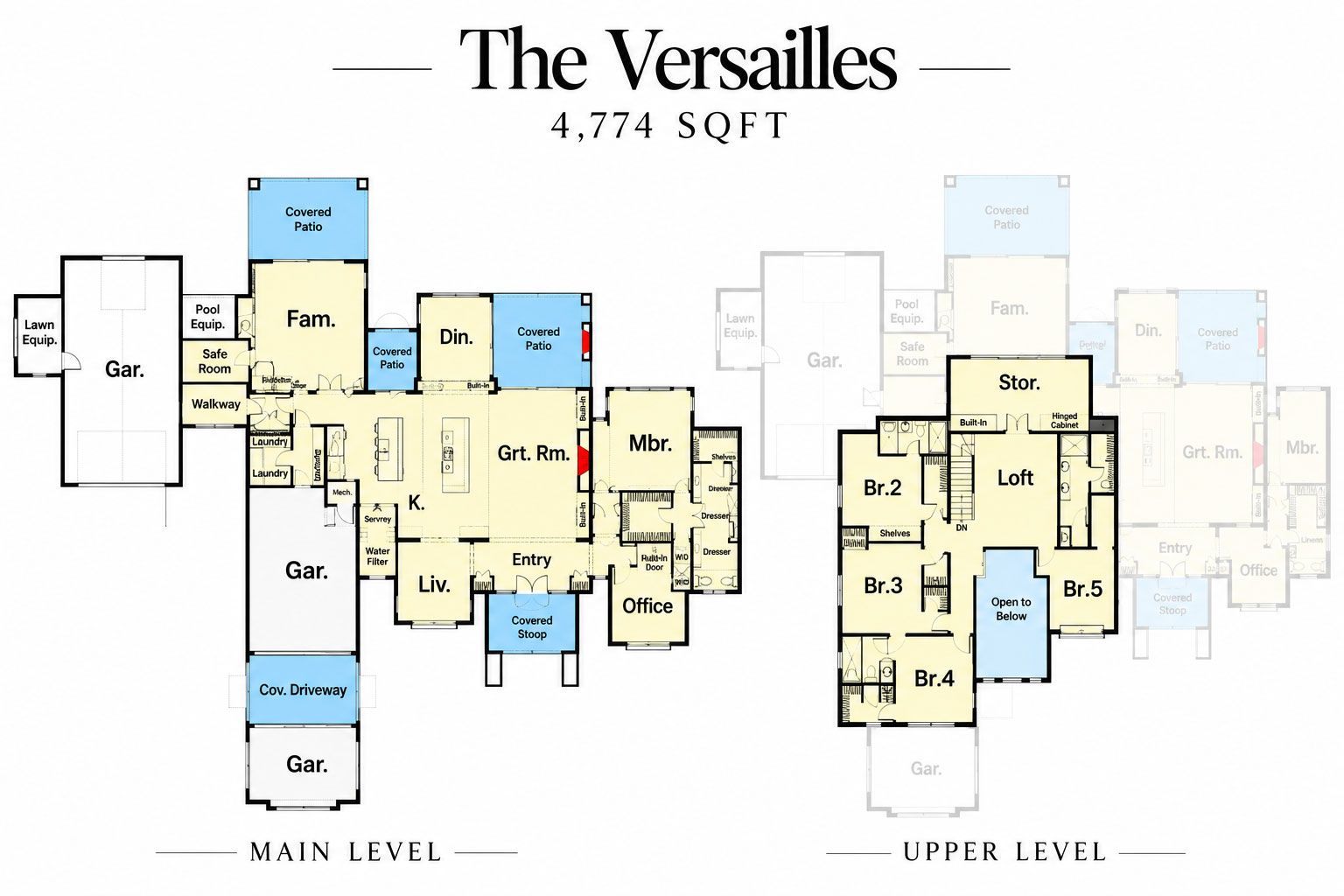 The Versailles floor plan