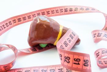 liver and tape measure