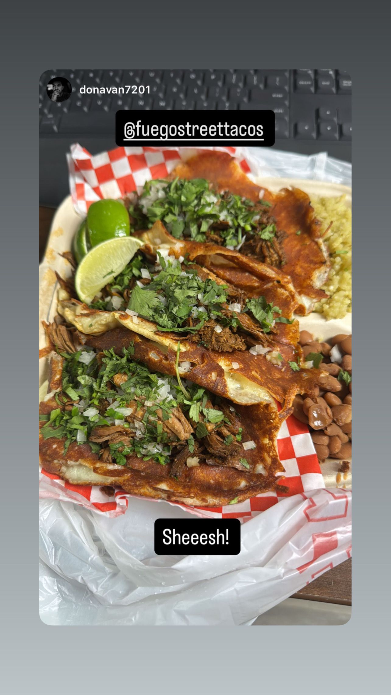 taco combo plate