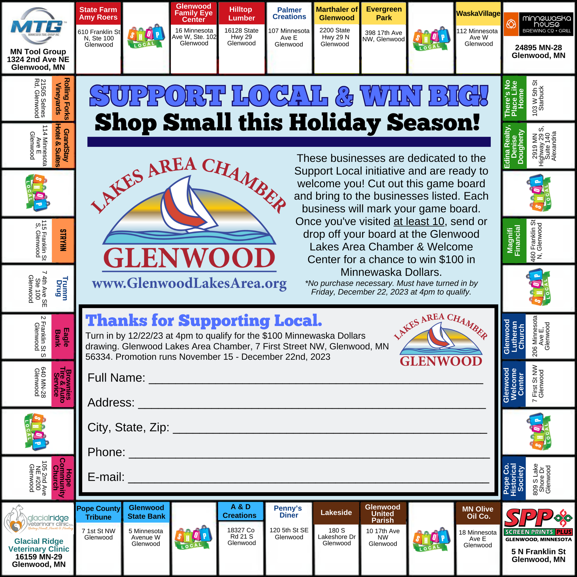 A Glenwood, MN Chamber of Commerce 