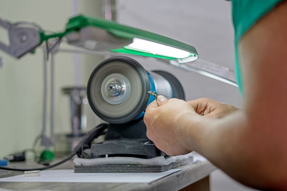 Sharpening Machine Scissors — Mobile Scissor Sharpening in Gold Coast, QLD