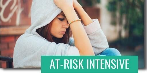 image of a young at risk woman