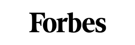 Forbes logo in black serif text on a white background
