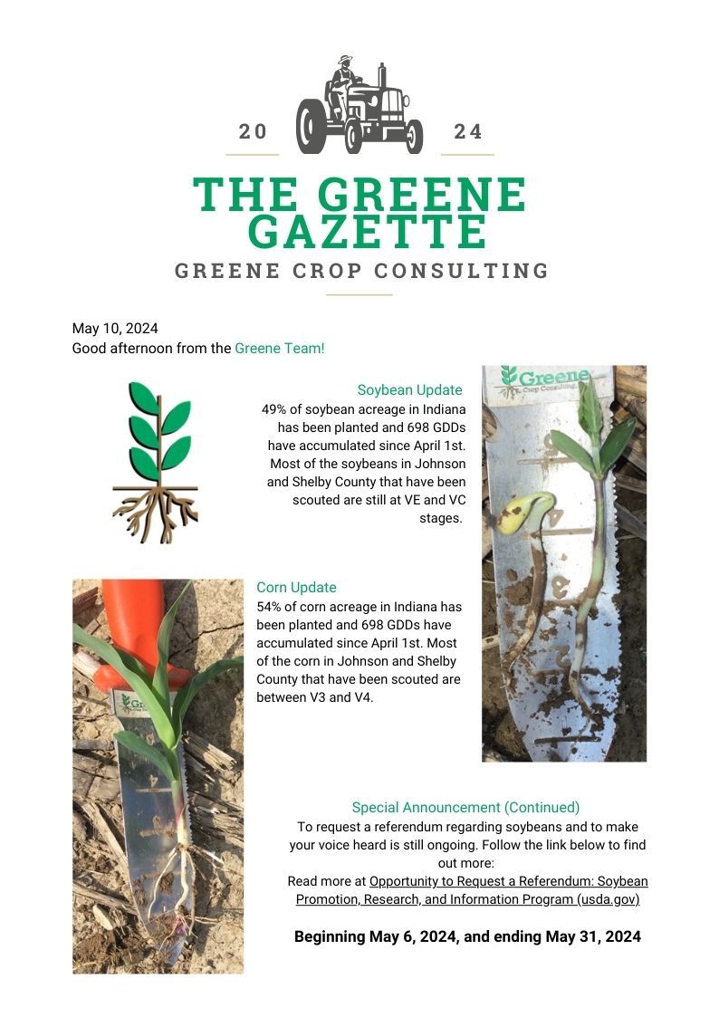 Greene Gazette newsletter 