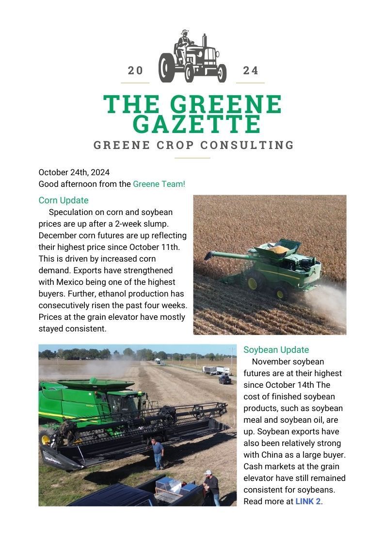 Greene Gazette newsletter 