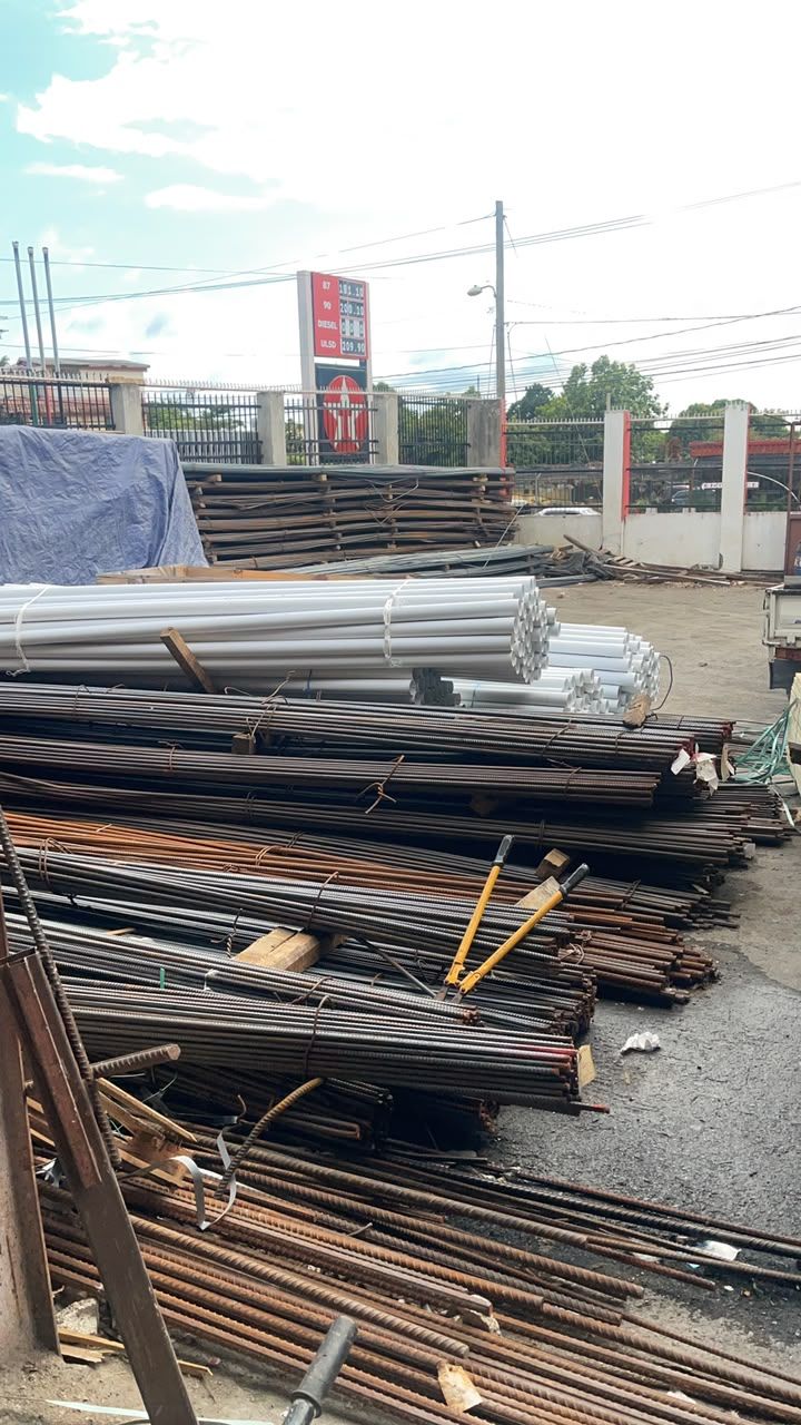Rebar and material supply yard