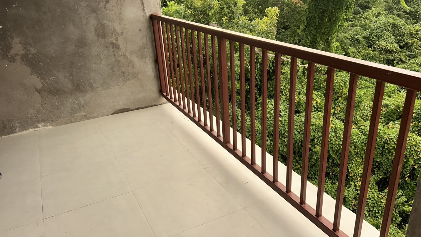 Balcony overlooking greenery