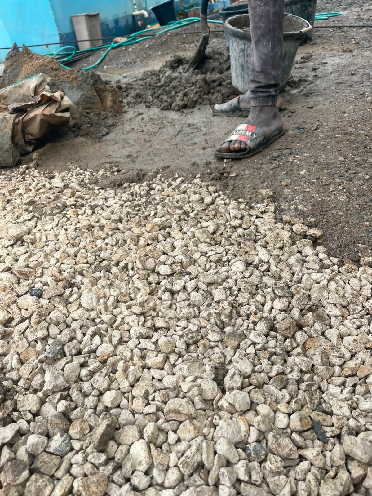Gravel and site preparation