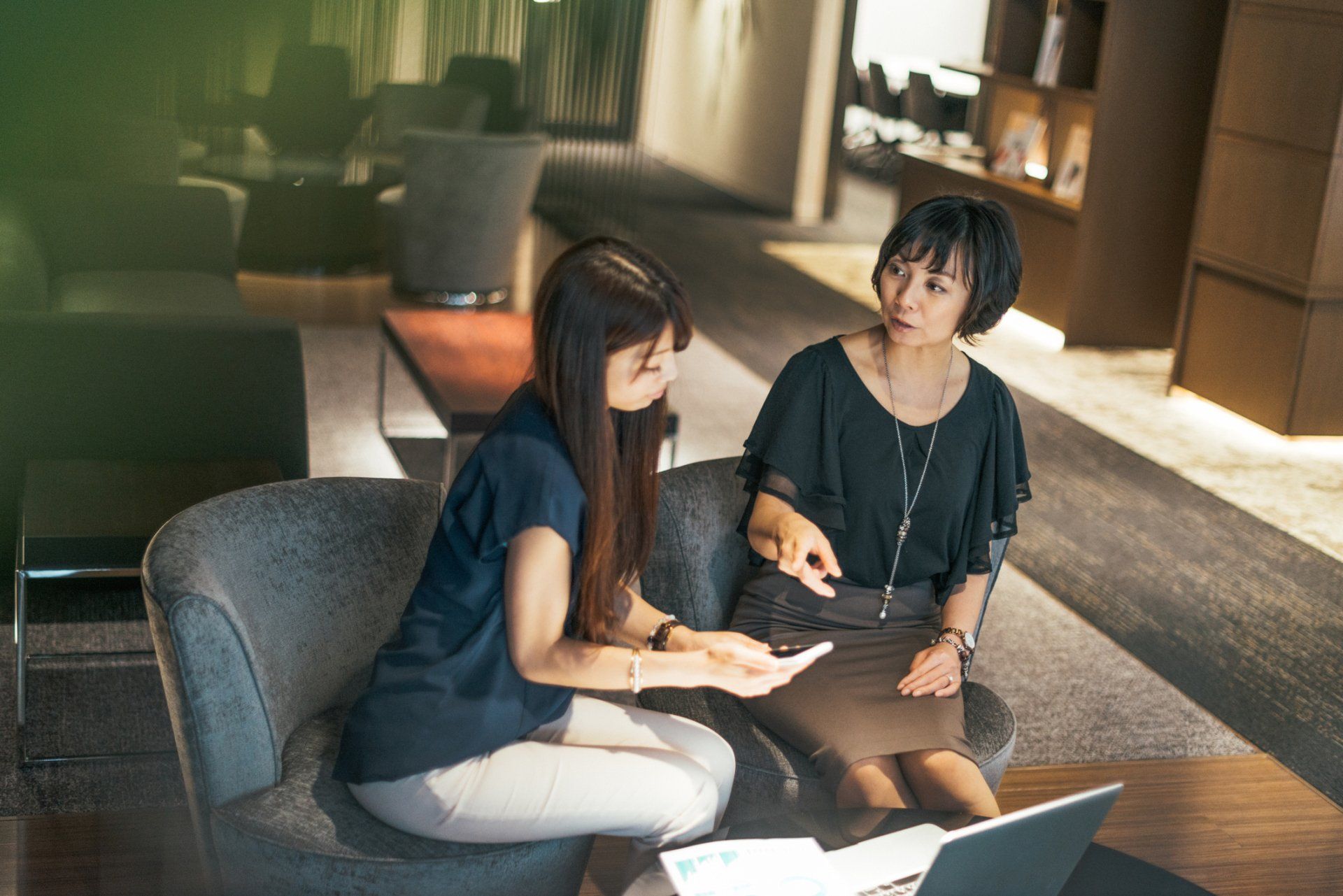 Advisor And A Client Talking To Each Other — South Richmond Hill, NY — GMA Tax Advisor And A Client Talking To Each Other — South Richmond Hill, NY — GMA Tax
