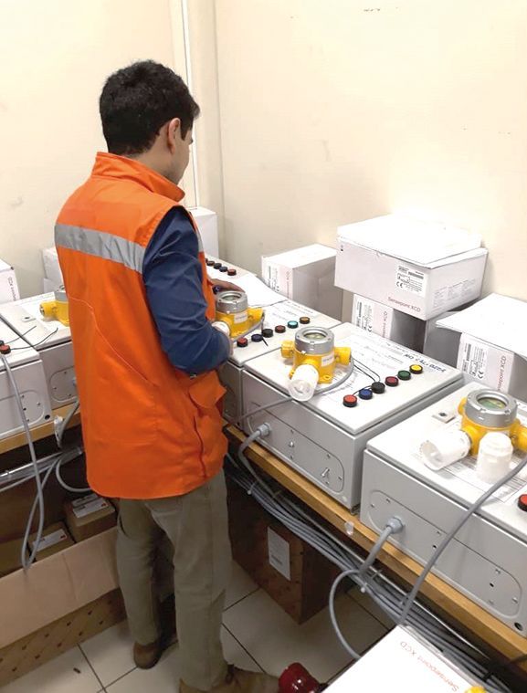 Calibración de detectores de gas