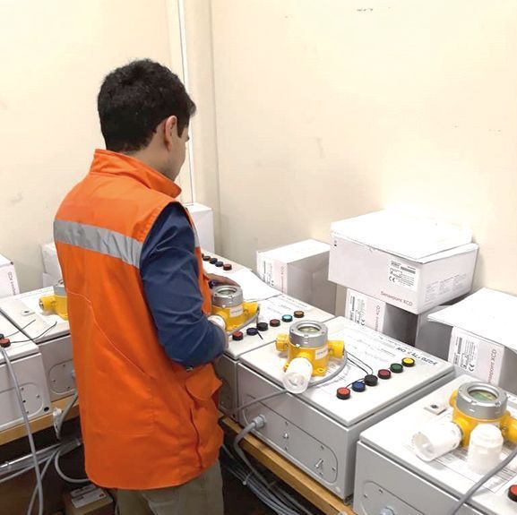 Servicio a detectores de gas