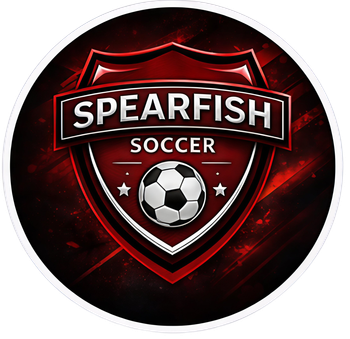 Spearfish Soccer Badge with Soccer Ball Logo