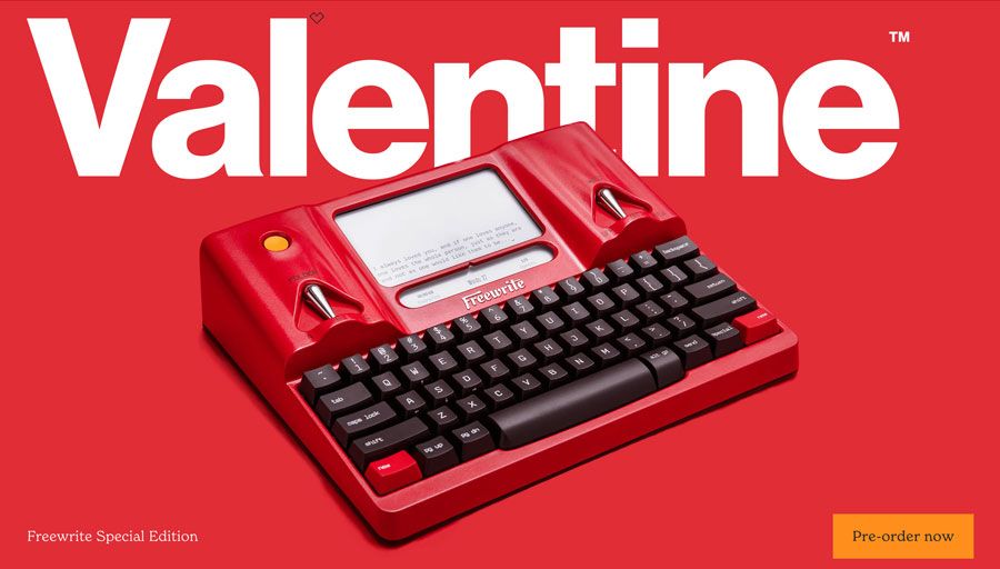 Image of Freewrite Valentine