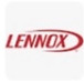 The Lennox brand logo in dark red text inside an oval shape.