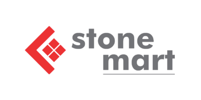 A logo featuring a stylized red geometric icon next to the gray text 