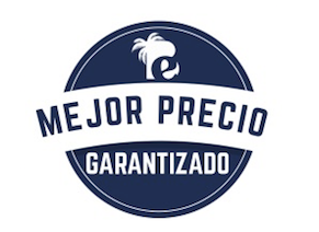 Logotipo de círculo azul con el texto