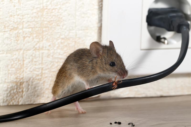 Mouse Gnawing On Cable — All Pest Solutions in Mid North Coast, NSW